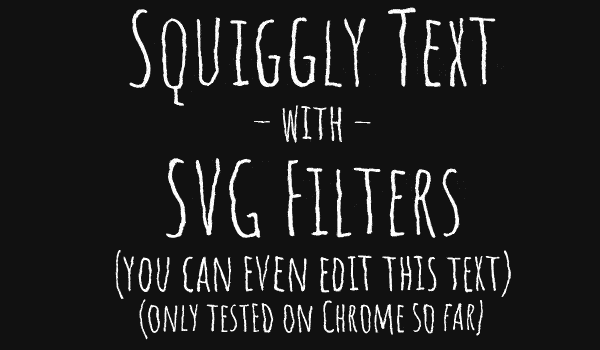 CSS Squiggly Text
