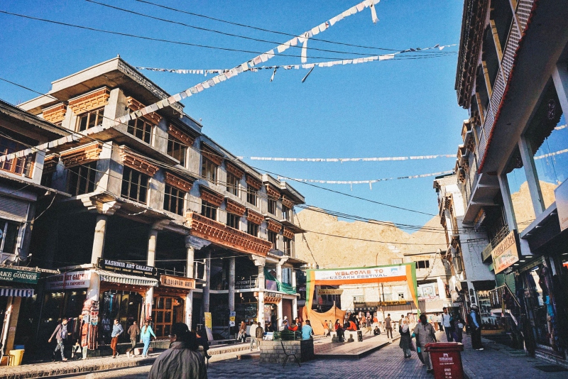 Leh Ladakh main bazaar