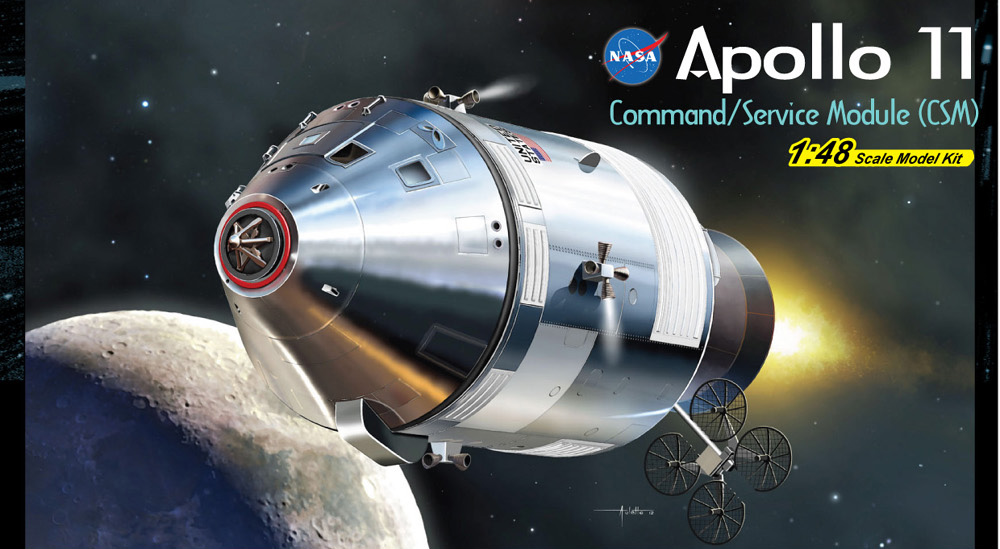 Apollo 11 50th Anniversary 2019 Model Kit Rereleases