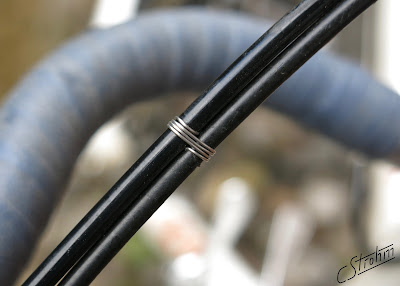 twin brake cable routing