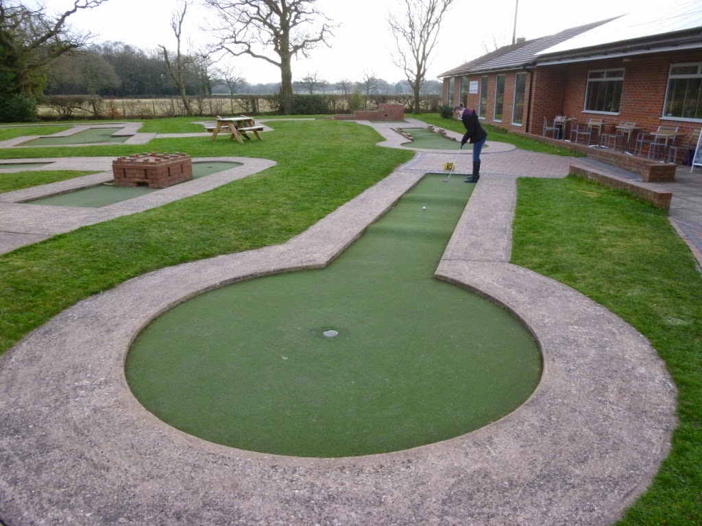 Minigolf course at the Four Ashes Golf Centre in Dorridge
