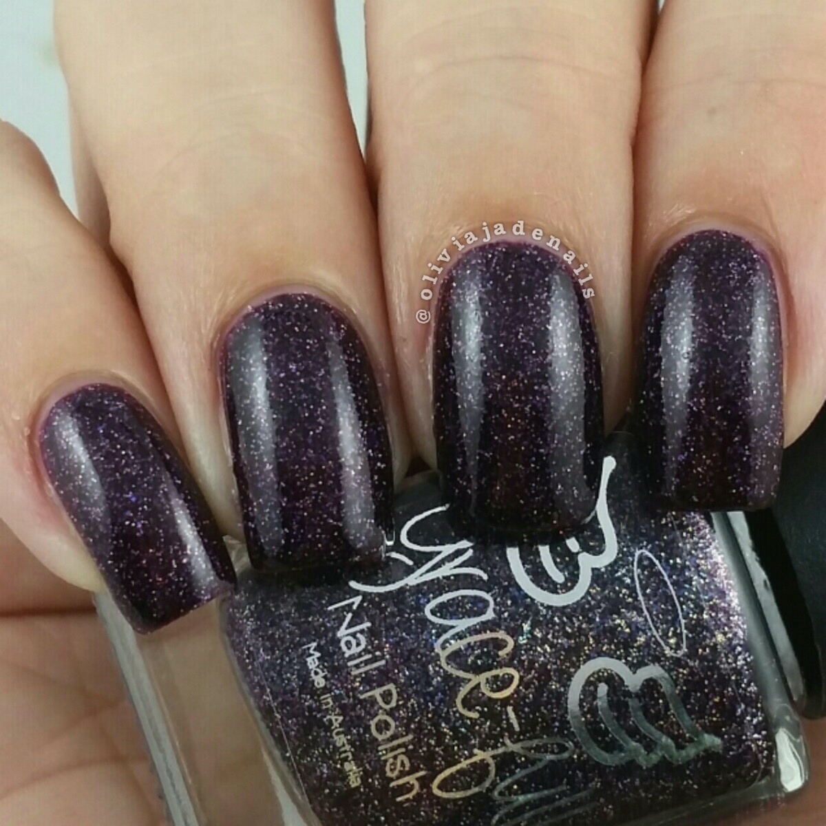 Grace-full Nail Polish Vampyre swatched by Olivia Jade Nails