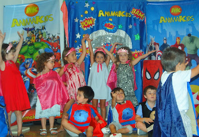 animacion de cumÂ´pleaÃ±os superheroes 