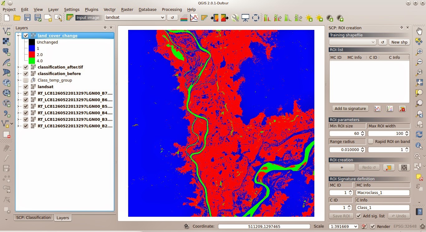 From GIS to Remote Sensing Supervised Classifications of Landsat