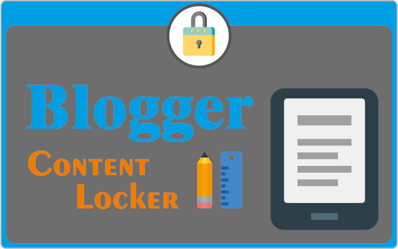Blogger Social Media Content Locker