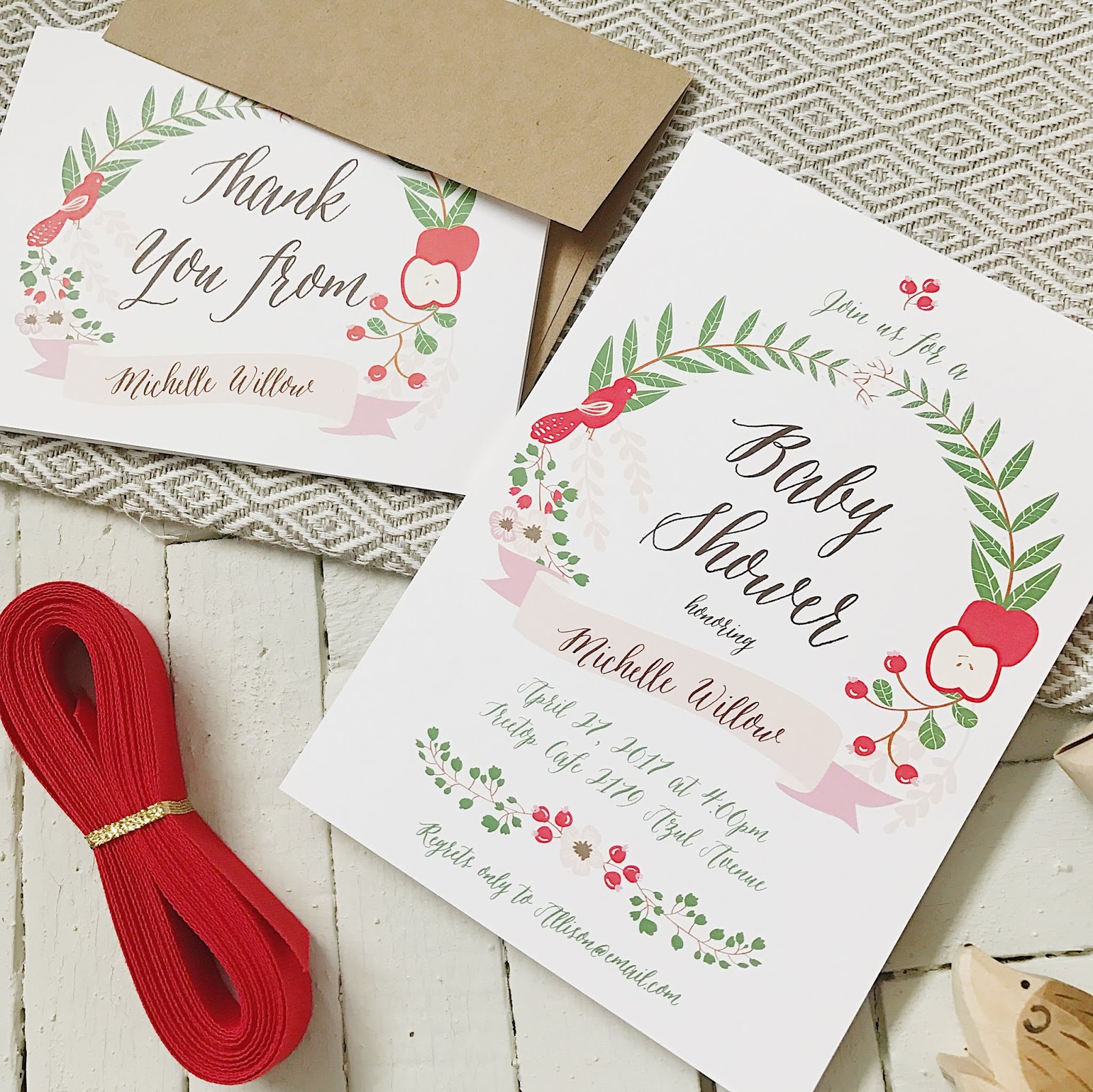 basic invite baby shower