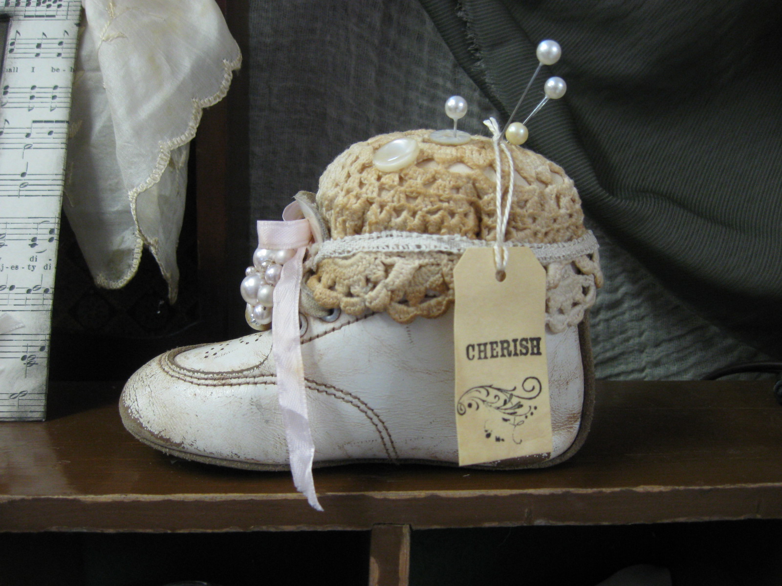 Treasures from the Heart " Vintage" Baby Shoe Tutorial