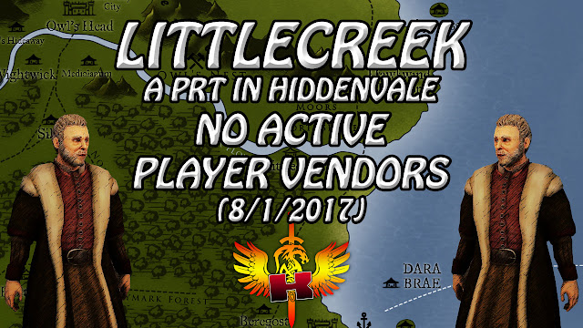 Shroud Of The Avatar Market Watch • Littlecreek, No Active Player Vendors (8/1/2017)