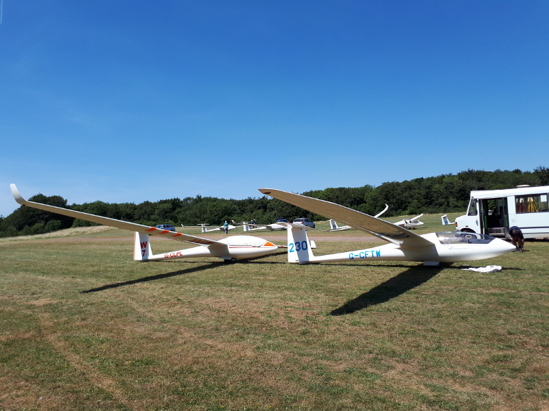 Devon & Somerset Gliding Club News Nympsfield Sids Task Week round up.