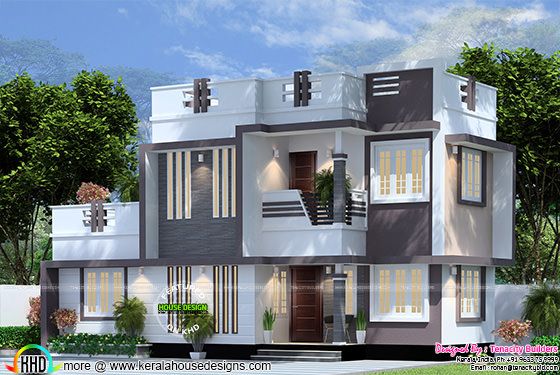 1242 square feet modern house