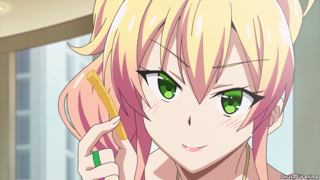 Joeschmo's Gears and Grounds: Omake Gif Anime - Isekai Shokudou - Episode 3  - Adelheid Enjoys Ice Cream