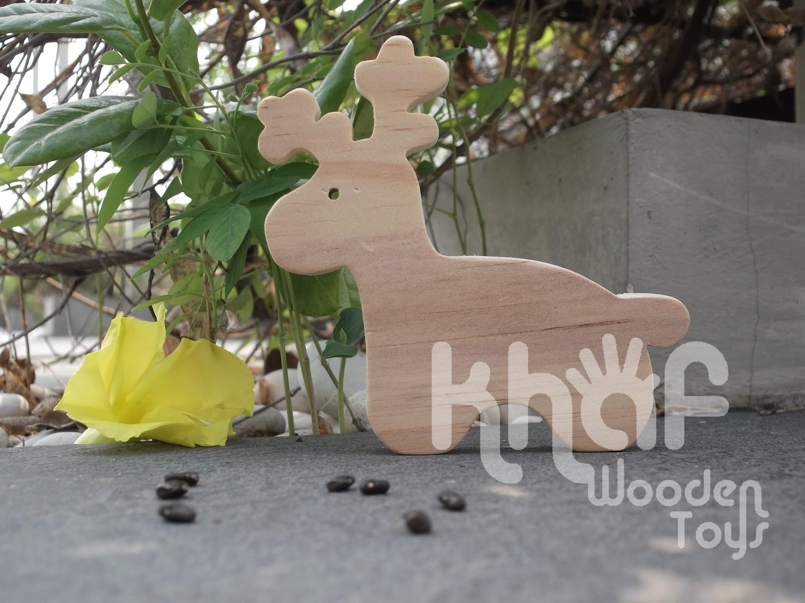 Khaf Wooden Toys: Seri Hewan (Mainan Kayu)