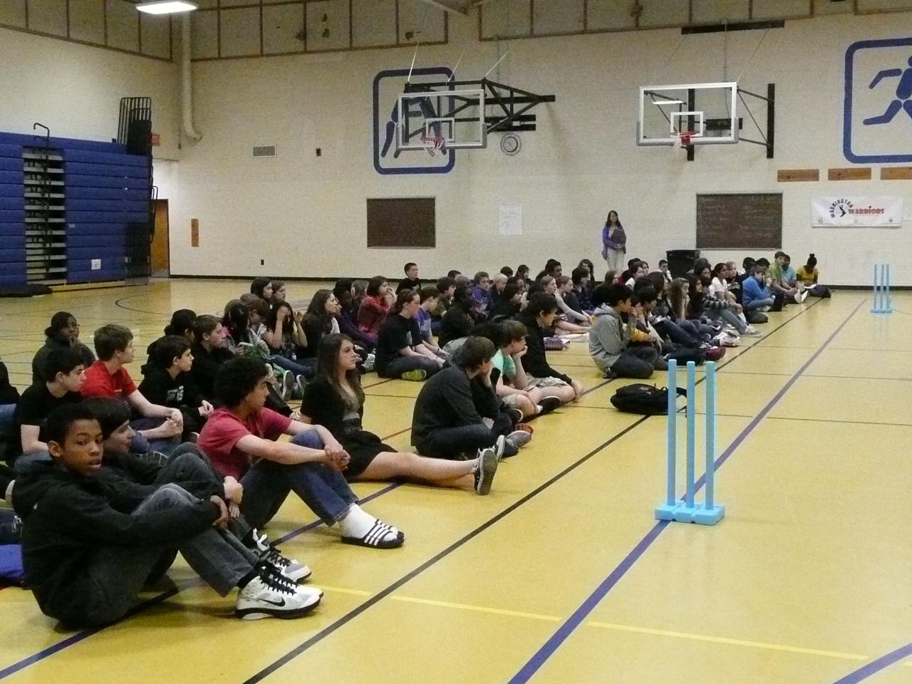 Washington Warriors Warriors Introduces Cricket to Langston Hughes
