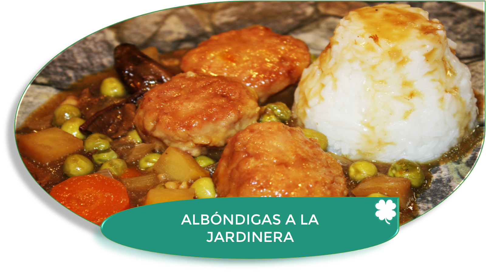 ALBÓNDIGAS A LA JARDINERA {MUY SABROSAS}