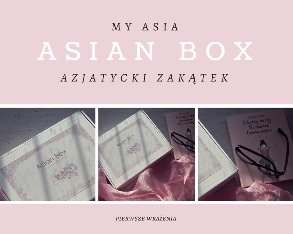pudełko z azjatyckimi kosmetykami