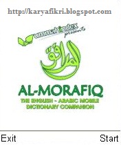 Kamus bahasa Inggris - Arab untuk hp java (Al-Morafiq)