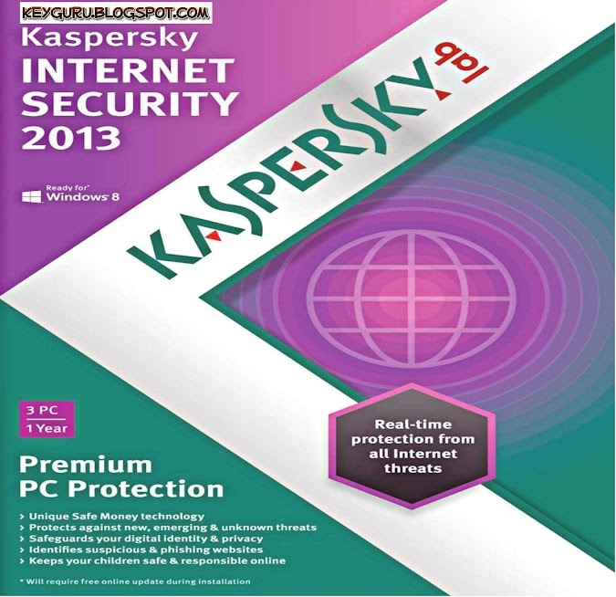 KASPERSKY INTERNET SECURITY 2013 PLUS KASPERSKY ANTIVIRUS 2013 WITH CRACK SERIAL NUMBERS