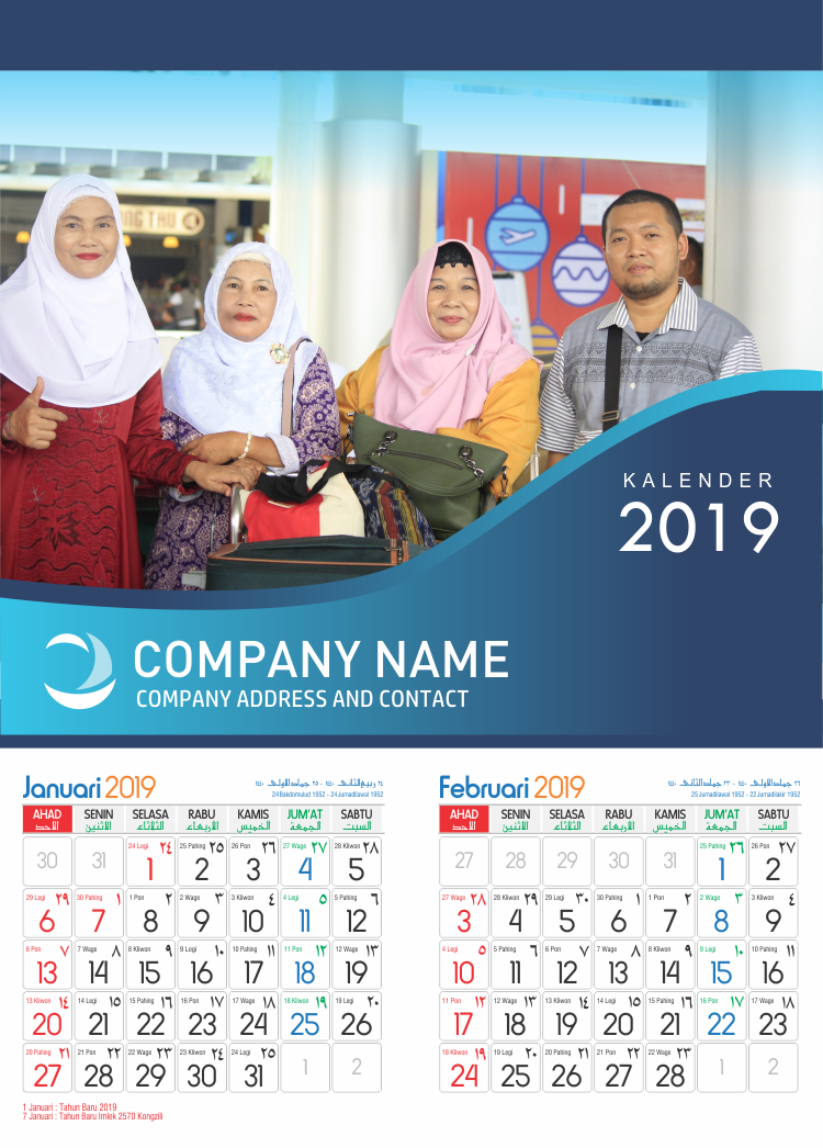 Download desain  kalender  2021 premium desain  kalender  