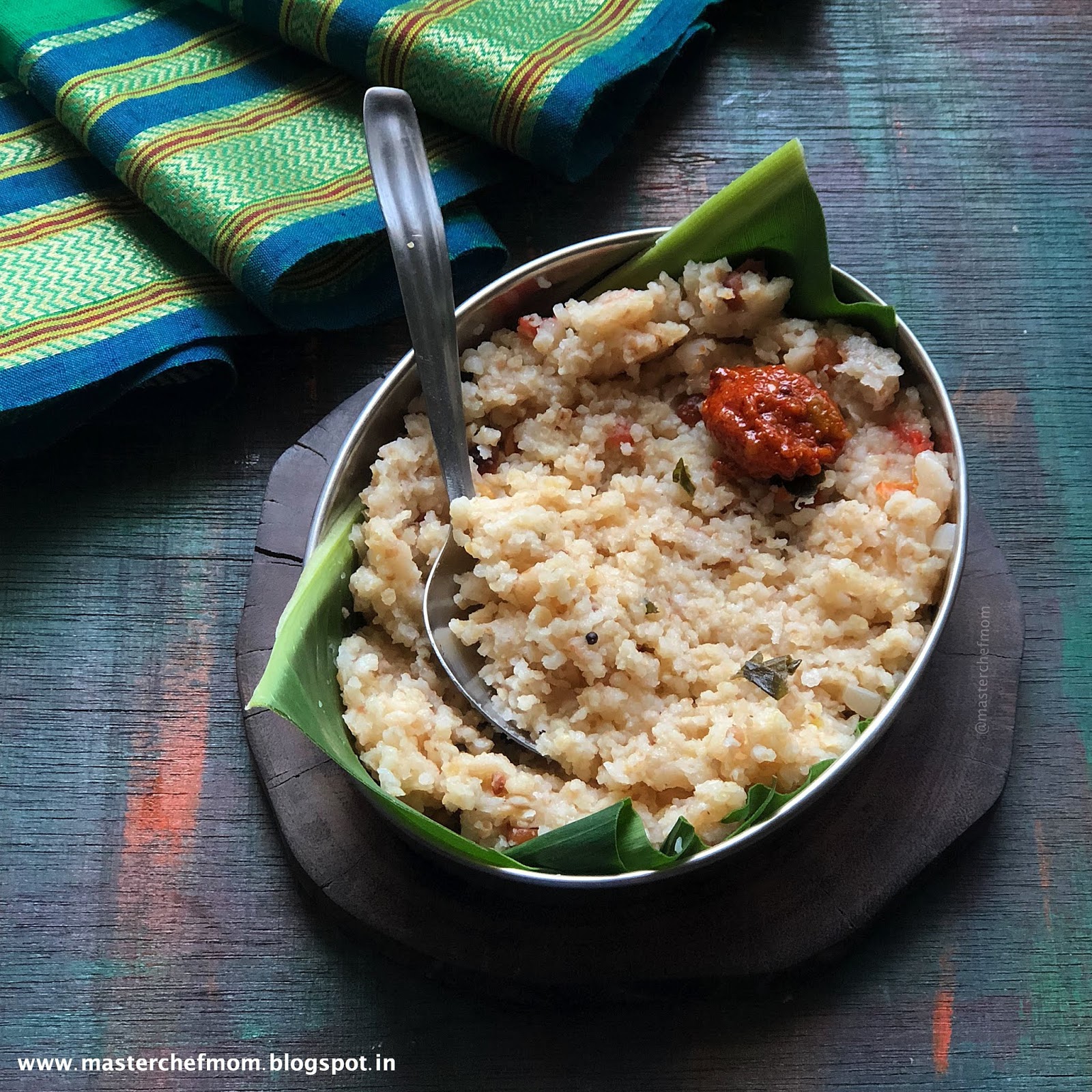 MASTERCHEFMOM Godhumai Rava Upma Broken Wheat Upma Recipe Dalia Upma Vegan Tiffin