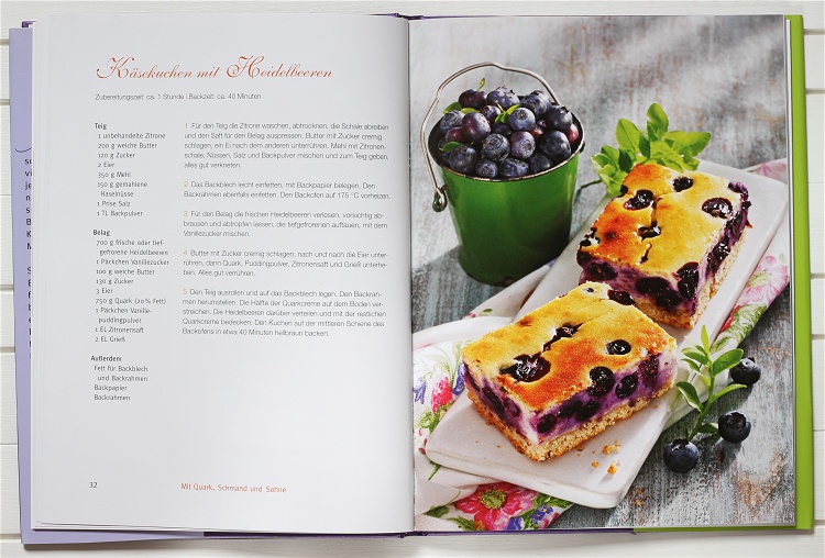 Buchvorstellung/Rezension Fabelhafte Blechkuchen von Nina Andres 2