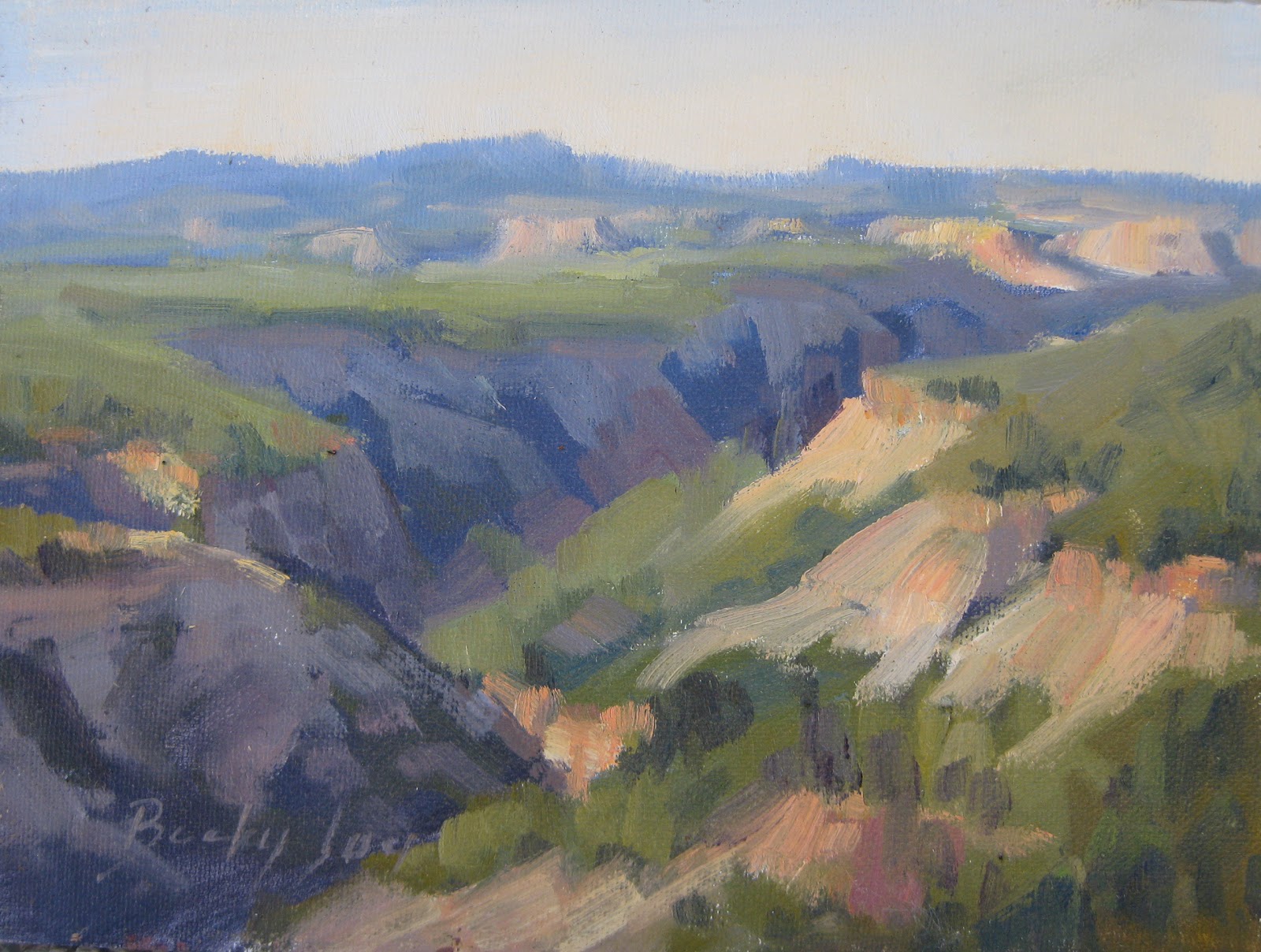 Palette Knife Painters, International high desert plein air oil