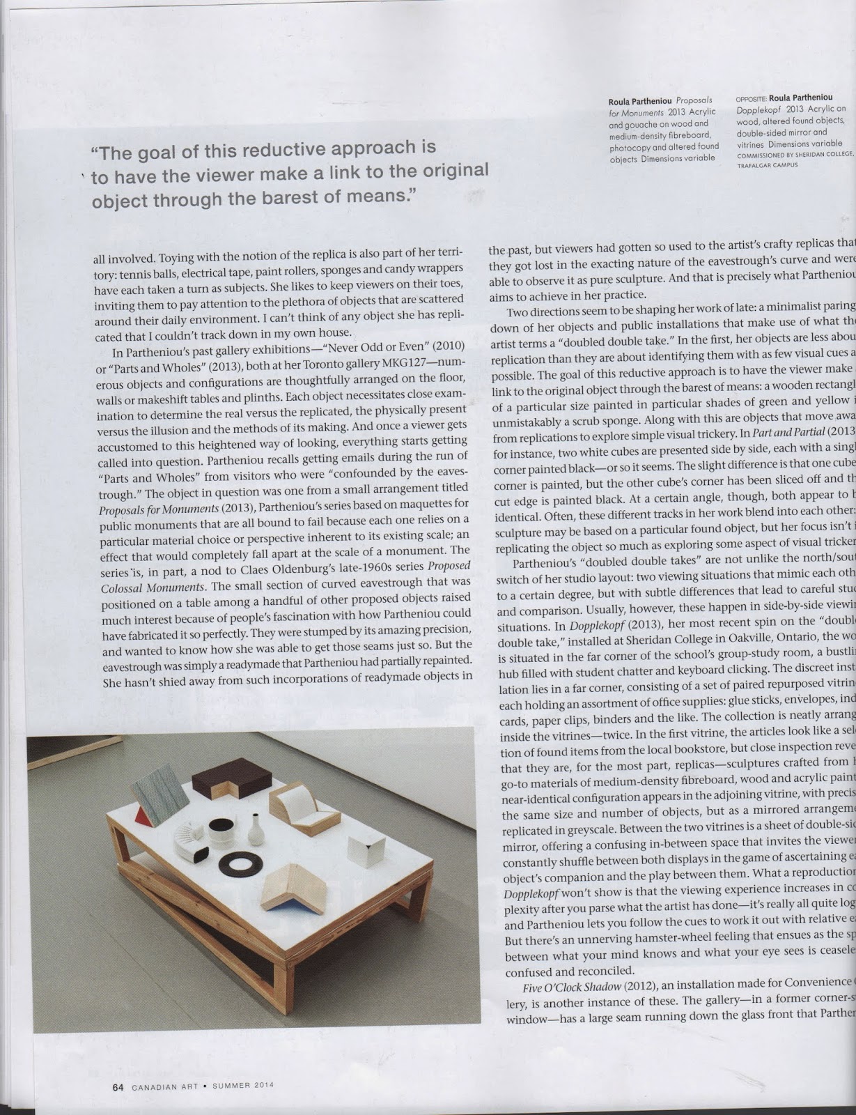 Artists' Books and Multiples Canadian Art magazine summer issue