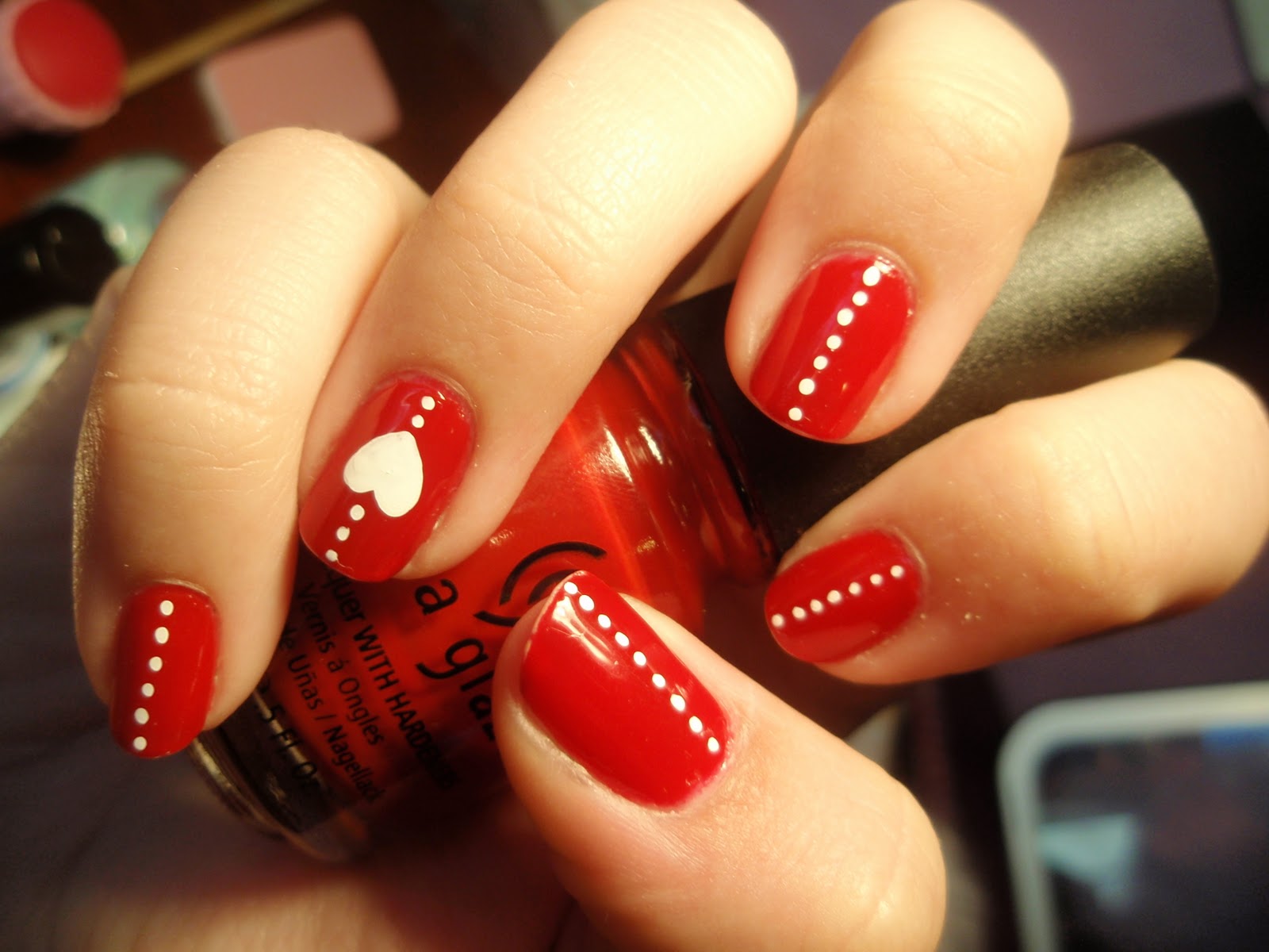 10 Cute and Easy Valentine's Day Nail Designs for Short Nails - wide 7