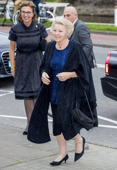 Queen Maxima wore Mary Katrantzou Duritz pussy bow printed crepe de chine maxi dress at King's Day Concert. Princess Beatrix style fashions