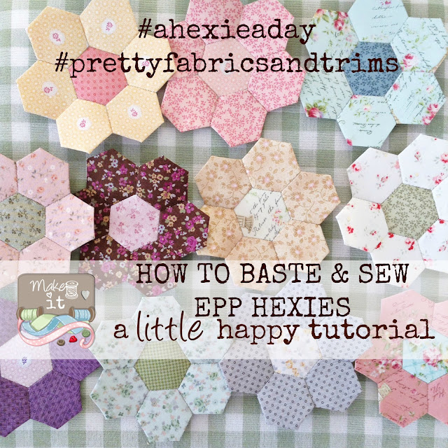 A Little Happy Place A little happy Tutorial English Paper Piecing