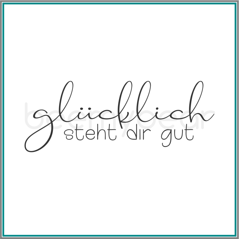 Stampin with Beemybear Glücklich steht dir gut