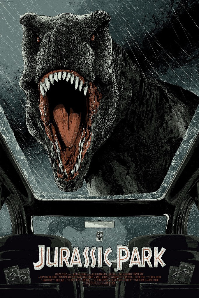 INSIDE THE ROCK POSTER FRAME BLOG Dan McCarthy And Kako Jurassic Park