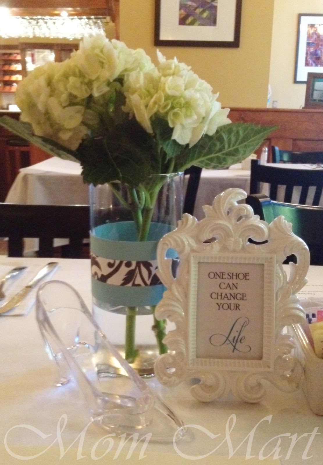 Mom Mart DIY Cinderella Theme Wedding Shower Centerpieces