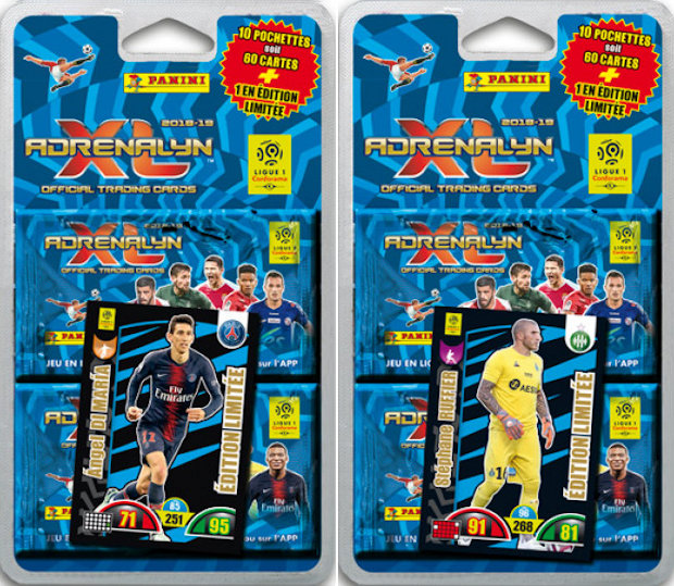 Panini Football Cards - Blister de 4 pochettes - Cartes à