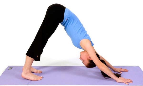 10 Yoga Poses for Shaping Thighs - downward facing dog 10 Yoga Poses for Shaping Thighs - downward facing dog