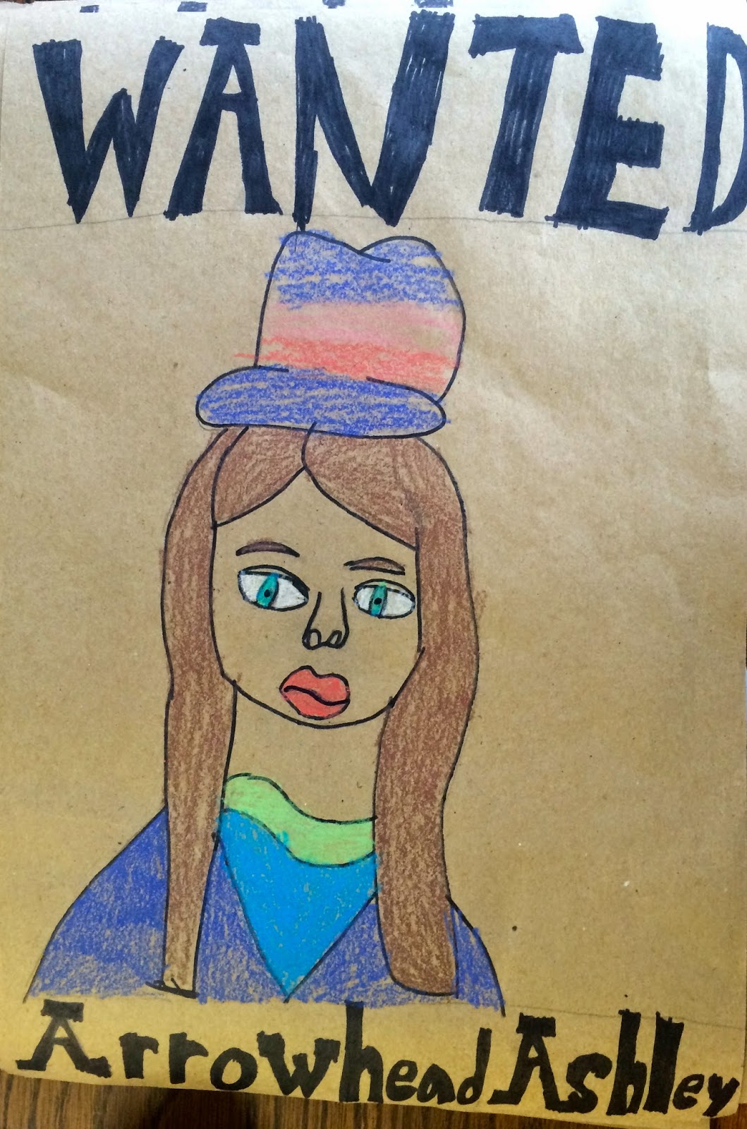 Art. Eat. Tie Dye. Repeat.: 3rd Grade Wanted Self Portraits