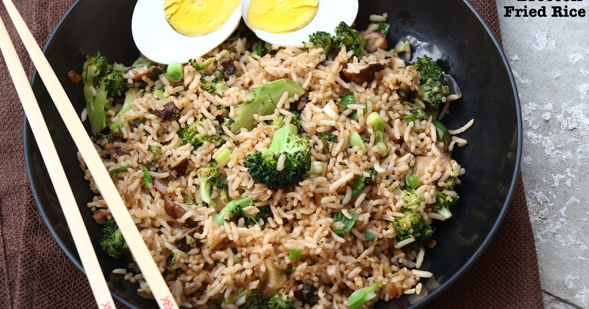 Yum! Yum! Yum! Mushroom Broccoli Fried Rice Lunchbox Recipes