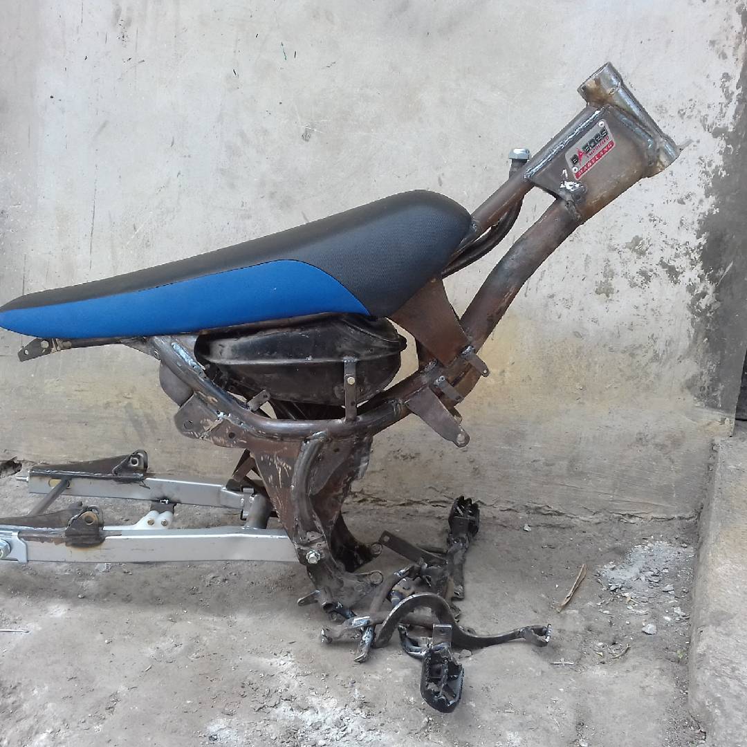 81 Gambar Modifikasi Rangka Motor Trail Modifikasi Trail