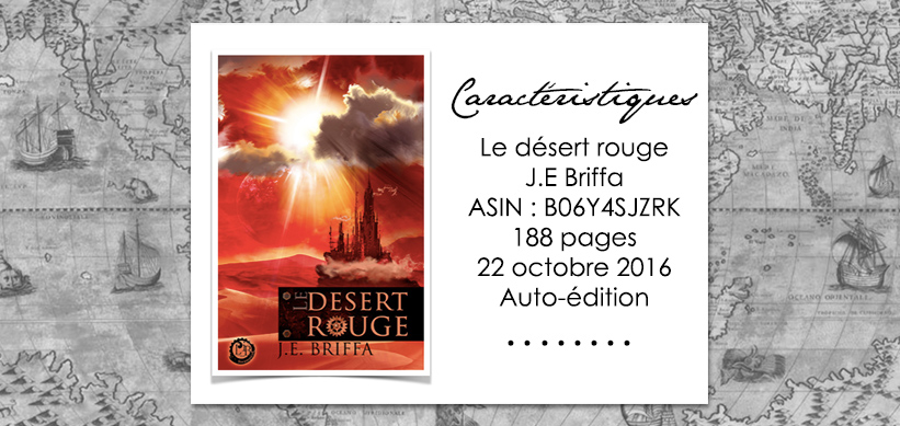 Couverture du livre Le désert rouge de J.E Briffa Le désert rouge de J.E Briffa