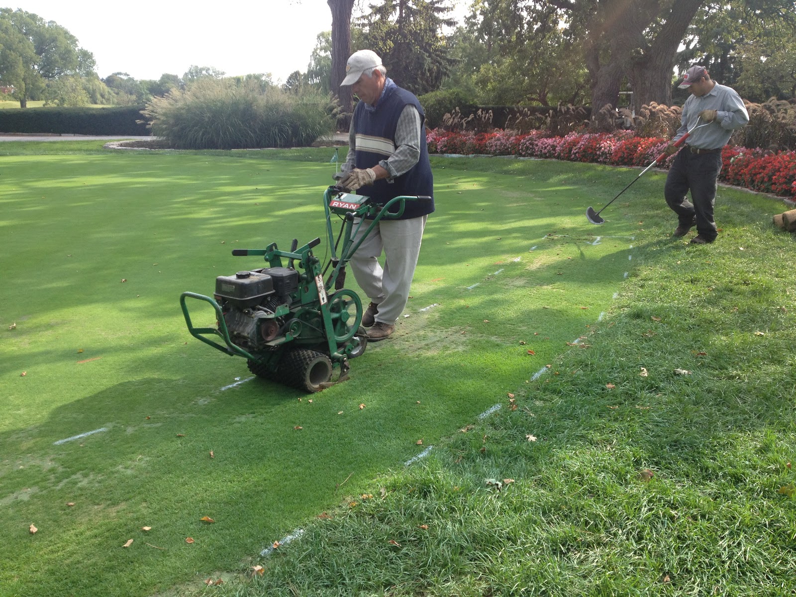 Ridgemoor Country Club Golf Course Maintenance Collar Sodding