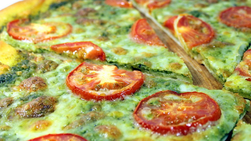 52 Ways to Cook Basil Mint Pesto Margherita Pizza