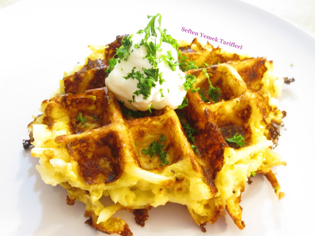 patates waffle tarifi patatesten waffle nasıl yapılır