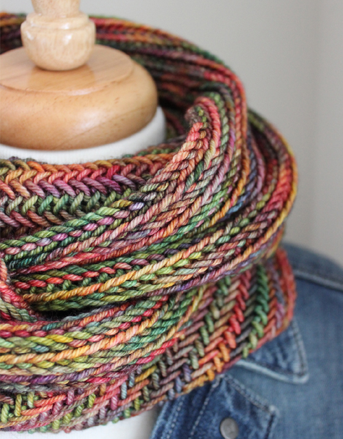 Amazing Knitting Big Herringbone Cowl Free Pattern