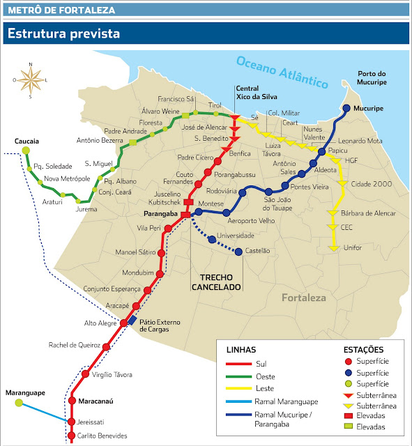 Linha Parangaba-Castelão do VLT é cancelada - Fortalbus.com - O dia a dia do nosso transporte