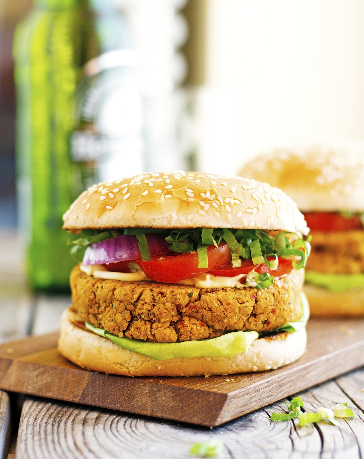 (Vegan) SunDried Tomato and Chickpea Burgers The Iron You Bloglovin’