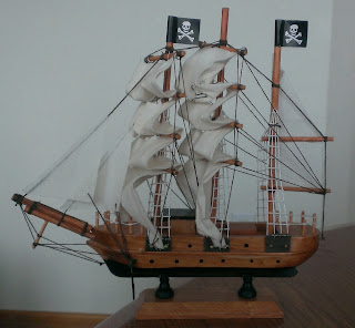 model of a pirate ship 