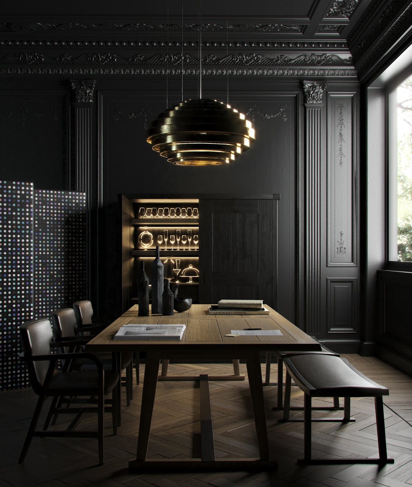 Home Black interior