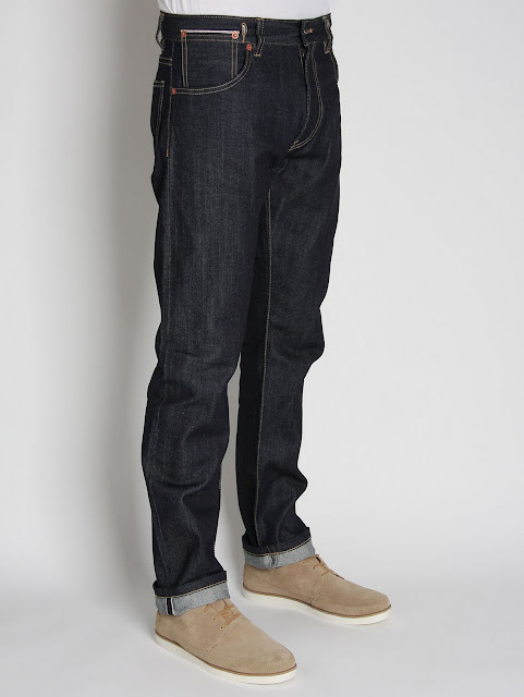 Fashion For Men: YMC Men's Slim Selvedge Raw Denim Jeans
