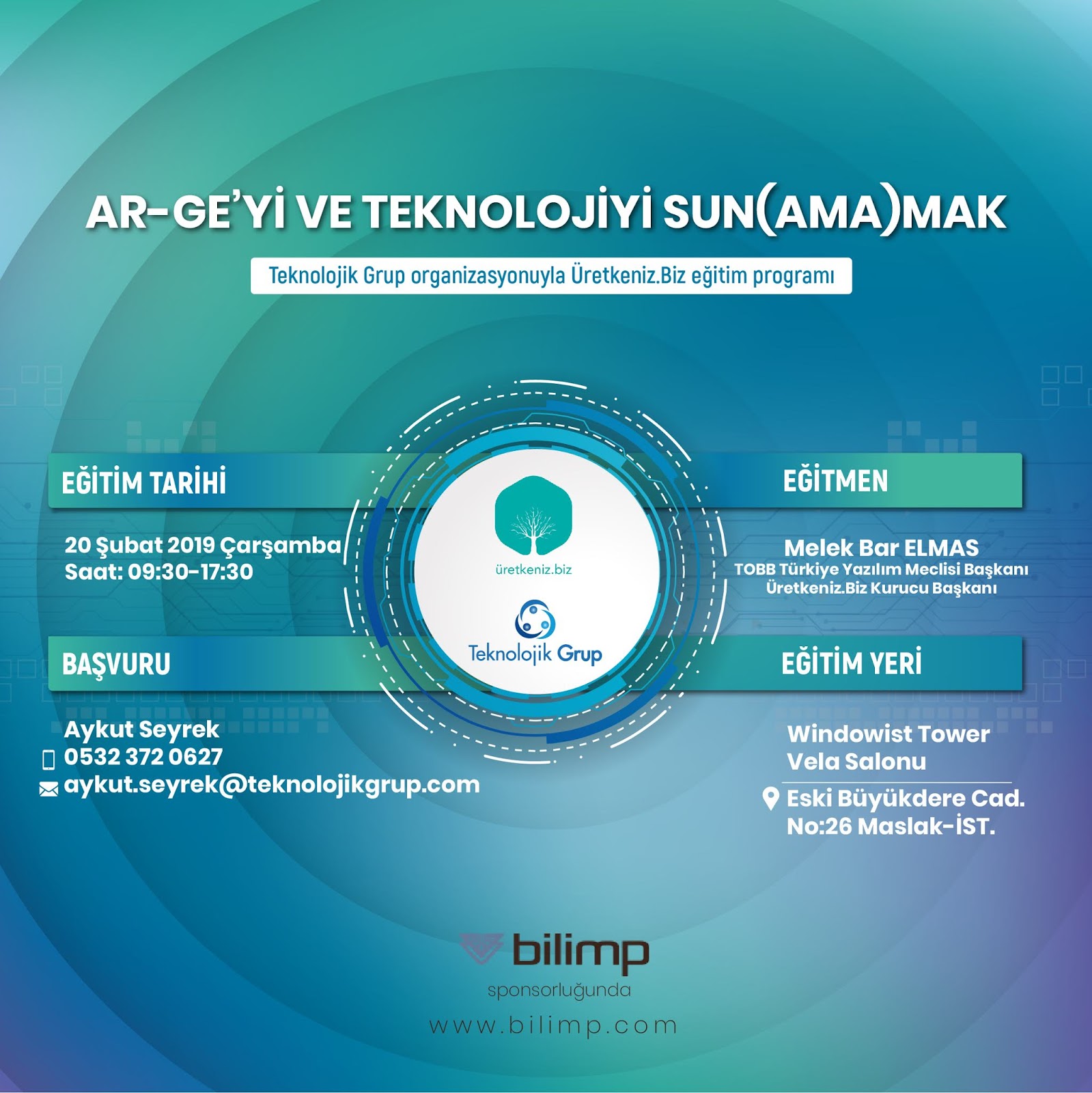 Ar-Geâyi ve Teknolojiyi Sun(ama)mak (1 GÃN)