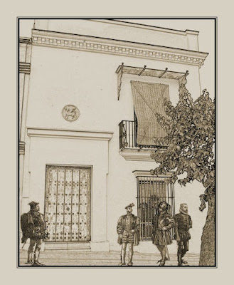 Recreación del Cabildo de Sanlúcar en el siglo XVI. ( Hermoso)