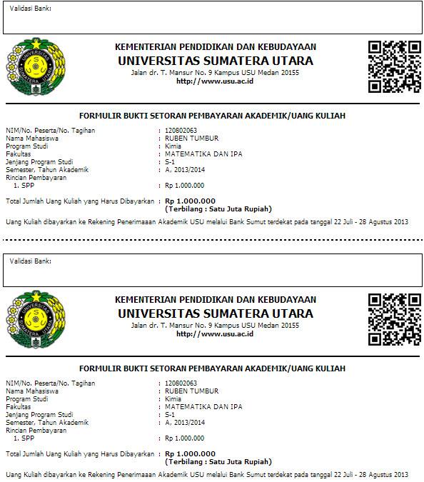 Tata Cara Pembayaran Uang Kuliah Usu Menata Rapi